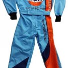 F1 Gulf Race Suit CIK/FIA Level 2 Customize Kart Race Suit In All Sizes
