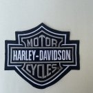 Harley Davidson Clasic Gray Logo Sew-on Patch 9' X 7' embroidery Patch USA STOCK