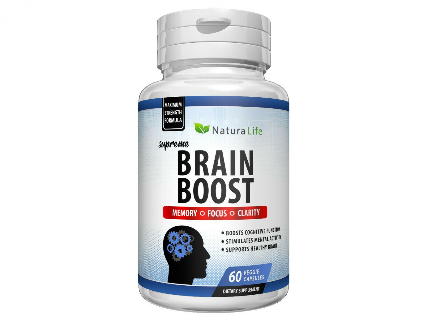 BRAIN BOOSTER NOOTROPIC SUPPLEMENT HERBAL FORMULA MEMORY MENTAL FOCUS