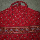 Vera Bradley Retired Rare Provincial Red Garment Bag