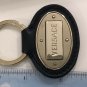 Black Leather Gianni Versace Key Chain In Original Box Authentic