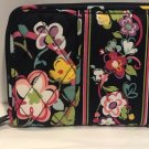 Vera Bradley Retired Rare Ribbons Accordian Wallet Cancer Pattern Excellent