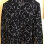 St John Couture Marie Gray Black Sequin Shimmery Size 6 Jacket Blazer