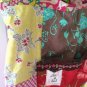 Rare Colorful Cute Patchwork Art and Soul Boutique Tote Bag Floral Check