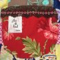 Rare Colorful Cute Patchwork Art and Soul Boutique Tote Bag Floral Check