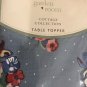 Waverly Garden Room Table Topper Hillside 36" x 36" Blue Pink Flowers