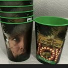 6 National Lampoon's Christmas Vacation Plastic Cups Used Once