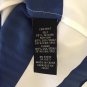 Tibi Womens White & Blue Stripe Short Sleeve Tie Front Crop Top Shirt Small Flaw
