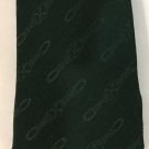 True Vintage Celine Men's Dark Green Designer Neck Tie Silk Spain Excellent