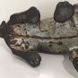 Antique Heavy Cast Iron Hubley Boston Terrier Dog Figure Door Stop