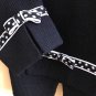 St John Marie Gray Excellent Black White Trim Size 8 Jacket Blazer