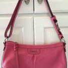 Coach F19729 Park Leather Pink Duffle Crossbody Convertible Bag $298 New