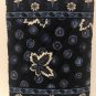 Vera Bradley Retired Rare Blue Coin Cotton Fabric Book Cover