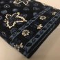 Vera Bradley Retired Rare Blue Coin Cotton Fabric Book Cover