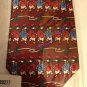 Museum Artifacts Penguin All Silk Tie Christmas Holly Never Used