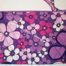 Vera Bradley Retired Rare Petal Purple Small Cosmetic Bag