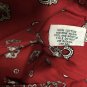 Vera Bradley Retired Rare Red Bandanna Hampton Never Used With Tag