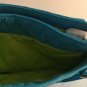 Vera Bradley Retired Turquoise Microfiber Trapeze Bag