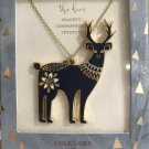 New Wild & Wolf Folklore Enamel Necklace Woodland Forest Animals The Deer