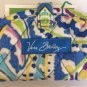 New Vera Bradley Retired Rare Capri Blue Mini Jewelry Roll