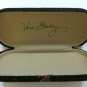 Vera Bradley Hard Eyeglass Case Retired Houndstooth Brown