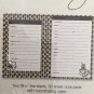 Vera Bradley While We're Away Note Pad Babysitter's Book Twirly Birds Navy Blue