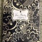 Vera Bradley While We're Away Note Pad Babysitter's Book Twirly Birds Navy Blue