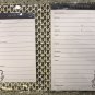 Vera Bradley While We're Away Note Pad Babysitter's Book Twirly Birds Navy Blue