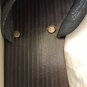 Frye Black Leather Ring OBS Slide On Sandals 7 M Original Box Never Worn