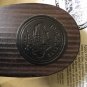 Frye Black Leather Ring OBS Slide On Sandals 7 M Original Box Never Worn