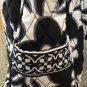Vera Bradley Night & Day Reversible Black White Tote Bag Excellent Condition