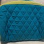 Retired Rare Vera Bradley Key Lime Turquoise Large Cosmetic 8â X 6â