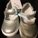 Cole Haan Air Sheila Silver Leather Mary Janes in Size Infant 6 Cute & Excellent