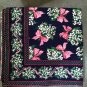Rare Vera Bradley Return To Hsppiness Table Cover Tablecloth 48 X 48