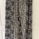 New Chico's Black White Ultimate Fit Palazzo Pants Size 00 Regular Polyester
