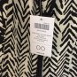 New Chico's Black White Ultimate Fit Palazzo Pants Size 00 Regular Polyester