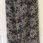 New Chico's Black White Ultimate Fit Palazzo Pants Size 00 Regular Polyester