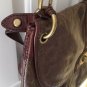 FOSSIL Long Live Vintage Large Brown Leather Messenger Crossbody Bag Purse
