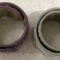 Avon Set Of 2 Sequin Flex Strap Bracelets Pink & Silver Never Worn, No Box