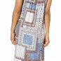 New Karen Kane Red Rock Ruffle Hem Maxi Dress PRT Size M Medium