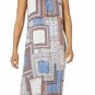 New Karen Kane Red Rock Ruffle Hem Maxi Dress PRT Size M Medium