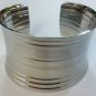 Lia Sophia Integer Cuff Bracelet Retired Polished Silver $64 RV