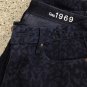Women's Gap 1969 Always Skinny Stretch Dark Blue With Design Jeans 28