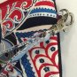 Vera Bradley Seaside Collection Large Wristlet Red White Blue Limited Edition