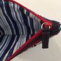 Vera Bradley Seaside Collection Large Wristlet Red White Blue Limited Edition