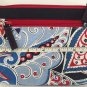 Vera Bradley Seaside Collection Large Wristlet Red White Blue Limited Edition
