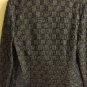 Authentic St. John Couture Marie Gray Shimmer Fringe Jacket Skirt Suit Size 8