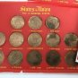 2 Sets Shell Oil States Of The Union Brass Coins Sets