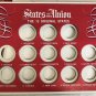2 Sets Shell Oil States Of The Union Brass Coins Sets