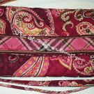Vera Bradley Retired Rare Picadilly Plum Wallet With Strap